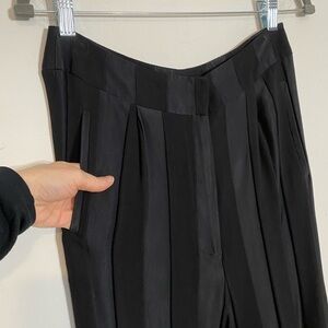 😍2/$20 Topshop Sz 6 Flowy Panelled Dress Pants Office Siren Corpcore
